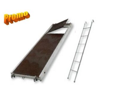 PLANCHER D'ECHAFAUDAGE TUBESCA-COMABI PLANCHER FIXE ET ACCES AVEC ECHELLE POUR FACADIER R200 ET MULTIDIRECTIONNEL 368