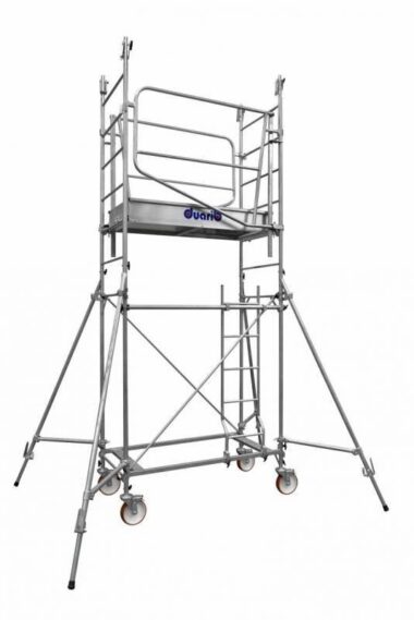 Echafaudage pour le travail entre-banche de coffrage grutable roulant acier spéciale évolutif - DUARIB