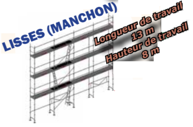 Echafaudage façadier DUO 45 DACAME