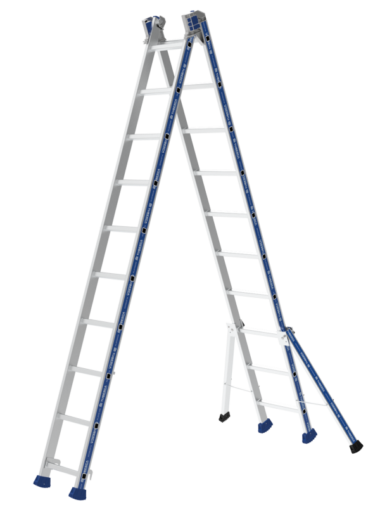 Acheter une échelle PLATINIUM transformable plus 2 plans en aluminium - Nouveauté Tubesca-Comabi