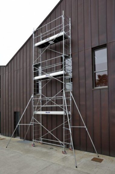 Échafaudage roulant acier DUARIB ROLLSTAR avec tige à trous - Disponible à la commande