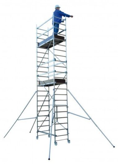 ÉCHAFAUDAGE ROULANT TUBESCA-COMABI T-ONE 155 PLIANT ET PRIMO ALUMINIUM DISPONIBLE USINE