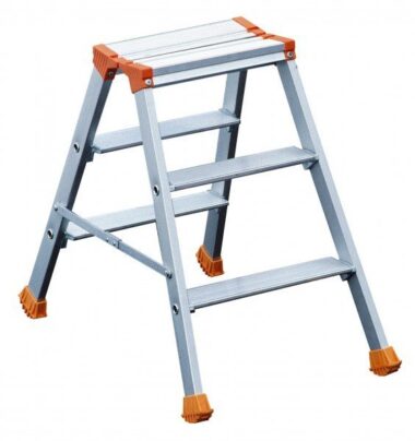 ECHELLE DOUBLE DE CHANTIER TUBESCA-COMABI ALUMINIUM, A UTILISER SUR VOS INSTALLATIONS ÉLECTRIQUES DU 05, BRIANCON