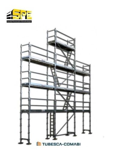 ÉCHAFAUDAGE DE FAÇADE TUBESCA-COMABI - R200 PIGNON VERSION LISSES DE GARDE-CORPS 88M² - ACHAT A PRIX CASSES COMPARER TOP DES VENTES