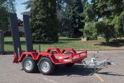 REMORQUE POUR NACELLE AUTOMOTRICE TURBO F7 ET F9 AVEC TIMON BOULE ISO 50