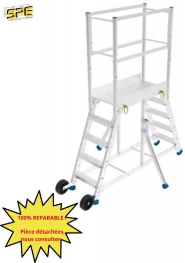 PDA Plateforme individuelle roulante double accès en aluminium de chez Ultralu - 100% Réparable