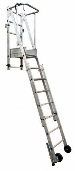 Acheter une échelle à plateforme PREMUR de Tubesca-Comabi en aluminium pour le travail de maçonnerie - Comparer nos modèles