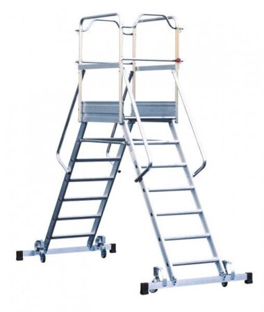 COMMANDER PASSERELLE D'ENTRETIEN 2 PLANS DE MONTEE 1200mm TUBESCA-COMABI ALUMINIUM