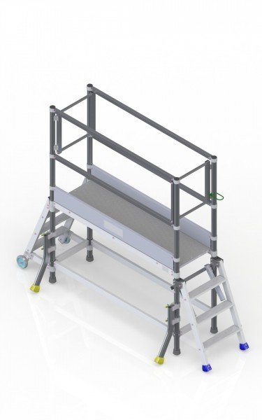 PLATEFORME DE RAGREAGE ULTRALU DOUBLE ACCES LONGUEUR PLANCHER 1m50