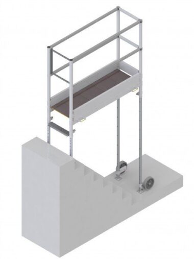 Plateforme PFE - spécial escalier en aluminium de Ultralu