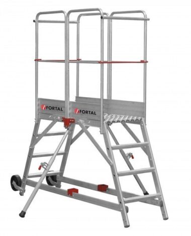 PLATE-FORME FORTAL DE TRAVAIL INDIVIDUELLE ROULANTE MRD DOUBLE ACCES ENTRE-BANCHE