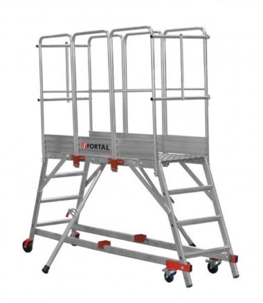 PLATE-FORME FORTAL DE TRAVAIL INDIVIDUELLE ROULANTE MRD DOUBLE ACCÈS ENTRE-BANCHE