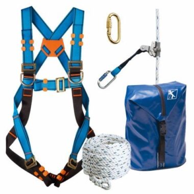HARNAIS KIT ACCES VERTICAL DE PROTECTION INDIVIDUELLE TRACTEL 10m