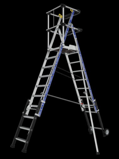 Plateforme Sherpamatic - Garde-corps lisses - TUBESCA COMABI