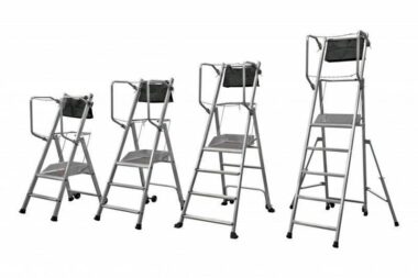 Plateforme de travail T-REX 2, 3, 4 et 5 marches en aluminium de DUARIB