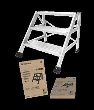 Acheter un marchepied STEPIUM de chez Tubesca-Comabi en aluminium - NOUVEAUTÉ 2021