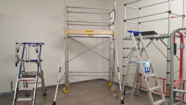 Échafaudage roulant alu - BOSS 850 - LONGUEUR 180 HTP de 1.2m à 12.2m - YOUNGMAN