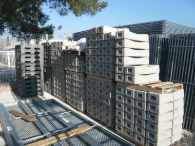 CLÔTURE DE CHANTIER 4 BARREAUX GRILLAGÉES HERAS