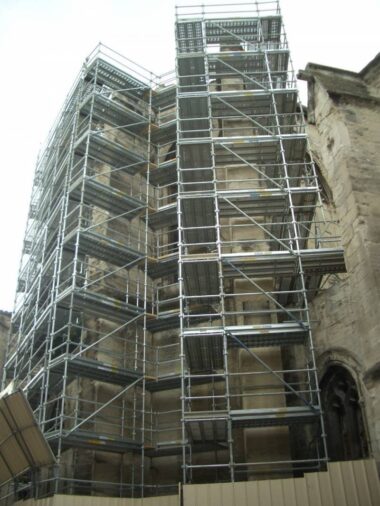 ÉCHAFAUDAGE CONSTRUCTION MULTIDIRECTIONNEL COMABI M368 GARDE-CORPS LONGERONS + PLANCHERS R14AC-CS