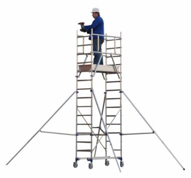 Échafaudage roulant tubesca Comabi en aluminium - Disponible à l'achat