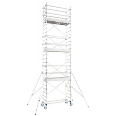 Échafaudage roulant Cross 180 en aluminium - TUBESCA COMABI