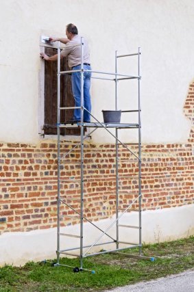 ECHAFAUDAGE ROULANT EN ALUMINIUM TUBESCA COMABI FIRST 5 PRESTO