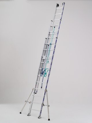 Acheter une échelle Platinium 500 en aluminium - Coulisse à cordes 3 plans - Tubesca-Comabi - Comparer nos meilleures offres