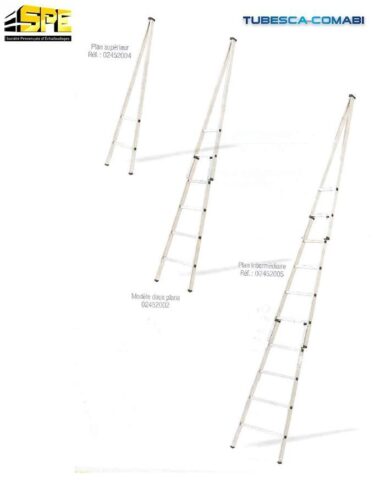 Acheter une échelle laveur de vitres de chez Tubesca-Comabi en aluminium