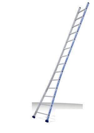 Acheter une échelle simple évasée PLATINIUM de Tubesca-Comabi en aluminium - Comparer nos modèles