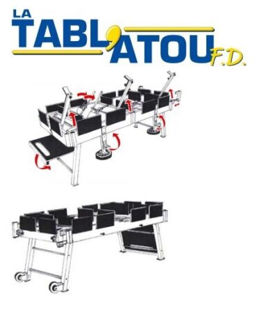 La table de découpe bois de TABL'ATOU par Apolo cap