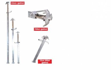 Lisse extensible de protection galvanisée (appui téton)