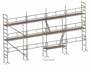 ECHAFAUDAGE MACON ACIER COMABI M49 MASTER 91M2 TRAVAIL TOP DES VENTES POUR LES MACONS