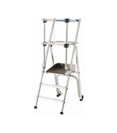 LOT DE 2 PLATE-FORME PROFORT TUBESCA ALU AVEC GARDE-CORPS FIXE