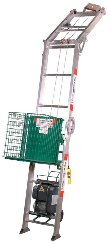 MA 432 HAEMMERLIN MONTE-MATERIAUX ALU MAXIAL VERSION COUVREUR 20M + CADEAU KIT GOULOTTES