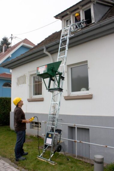 MONTE-MATERIAUX CASTOR STEEL HAEMMERLIN ECHELLES ACIER 10M MACON