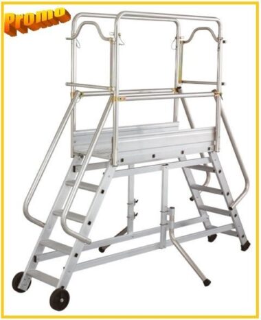 PASSERELLE BANCHE ALU TUBESCA COMABI 3 HAUTEURS TRAVAIL