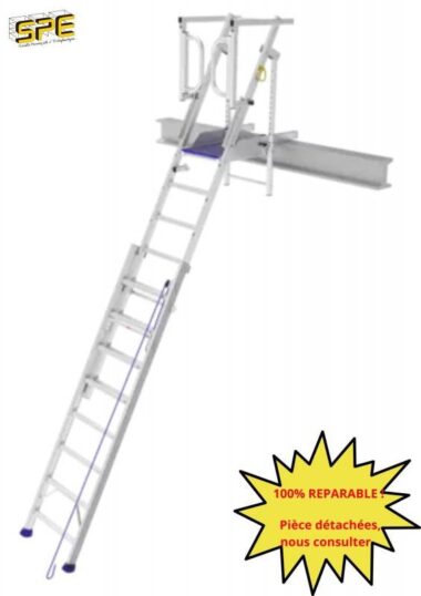 Echelles prémur coulissante, pliante, à corde et plateforme de travail ECPA L et ECPA SALOON