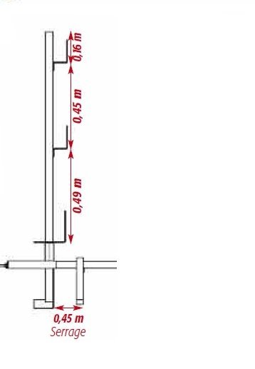 PINCE-DALLE REVERSIBLE - PLANCHE GALVA