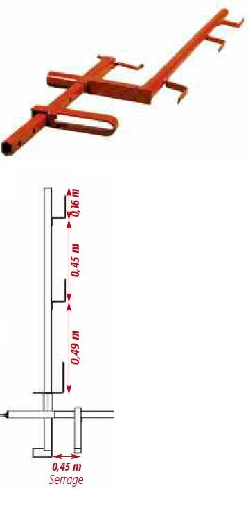 PINCE-DALLE REVERSIBLE PLANCHE PEINT