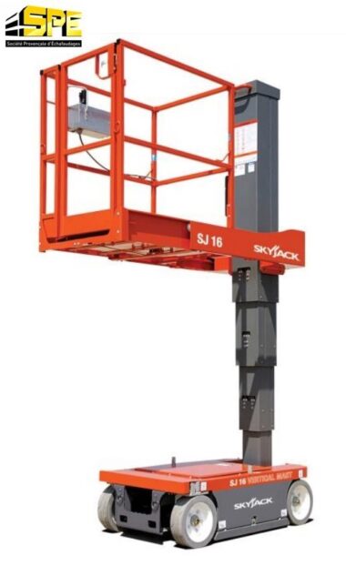 PLATE-FORME A LEVAGE VERTICAL SKYJACK SJ16