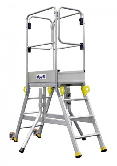 Passerelle entre banche double accès en aluminium - DUARIB