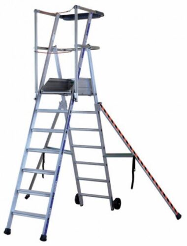 LOT PLATE-FORME TUBESCA COMABI SHERPAMATIC PIRL ALUMINIUM FIXE