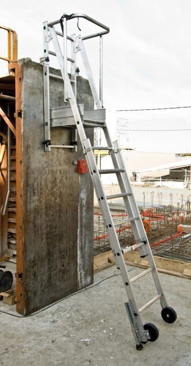 ECHELLE DE CHANTIER GROS OEUVRE TUBESCA COMABI PREMUR EN ALUMINIUM