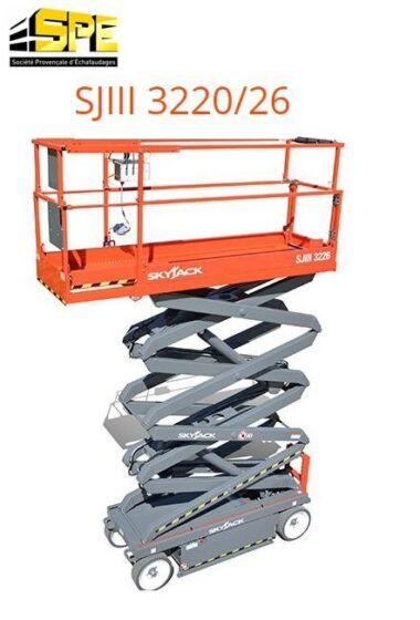 PLATE-FORMES ELEVATRICES A CISEAUX ELECTRIQUES SKYJACK SJIII3220/26