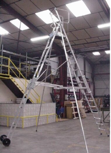 PLATEFORME DUARIB TANDEM 12/14/16 MARCHES EN ALUMINIUM