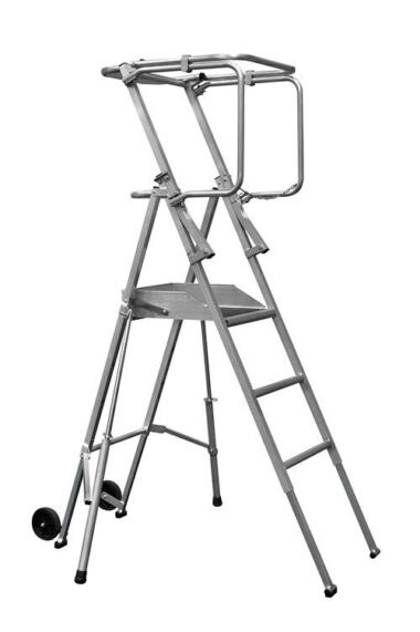 Achat d'une Plateforme de travail de chez Duarib Tandem T Pliant escamotable en aluminium norme PIRL - Disponible