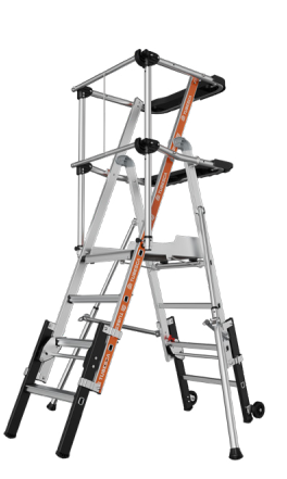 Plateforme Raptorscopic - garde-corps lisses - TUBESCA COMABI