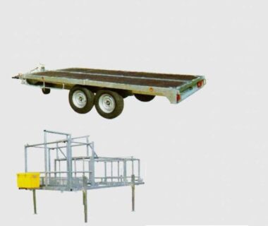 REMORQUE ROLLER R200 PROGRESS OU RECORD TUBESCA COMABI? CONTENEUR 160M², ROUE DE SECOURS ET ANTIVOL