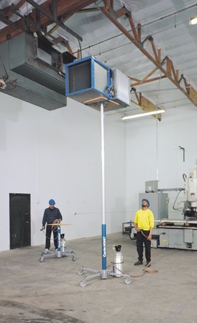 ÉLÉVATEUR DE CHARGES PNEUMATIQUE - GH3.8 et GH5.6 - GÉNIE SUPER HOIST SUR COMMANDE